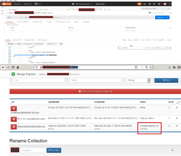 Named database "Vaccine Storage" is one of those that was vulnerable and available on the internet. Photo: Hacker do Bem